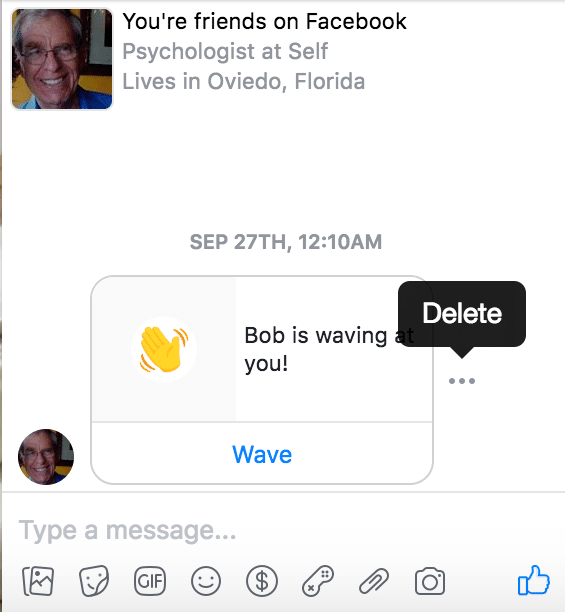 Delete a Conversation in Facebook Messenger on the Computer