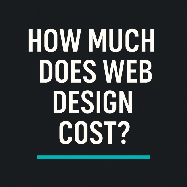 how much does web design cost?