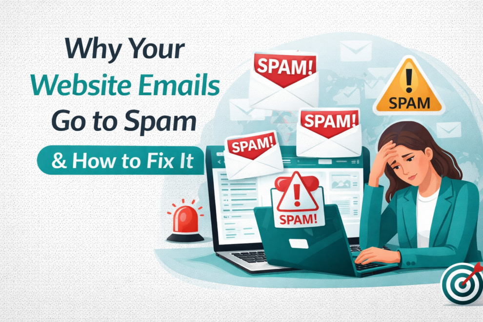 Why Your Website Emails Go to Spam & How to Fix It