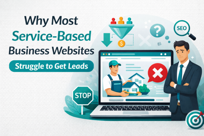 Why Most Service-Based Business Websites Struggle to Get Leads