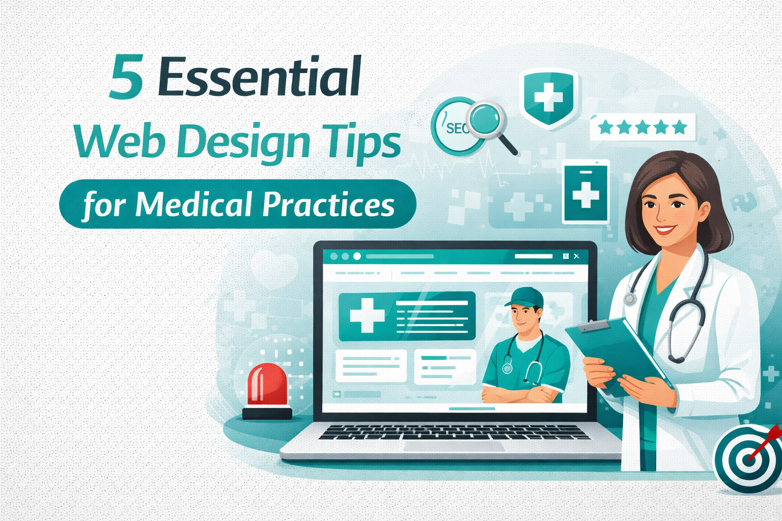 5 Essential Web Design Tips for Medical Practices Web Design for Medical Practices - 5 essential tips