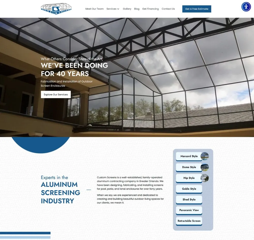 Custom Screens SEO Support Custom Screens SEO Support