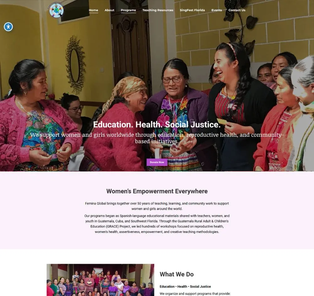 Femina Global web design Femina Global web design