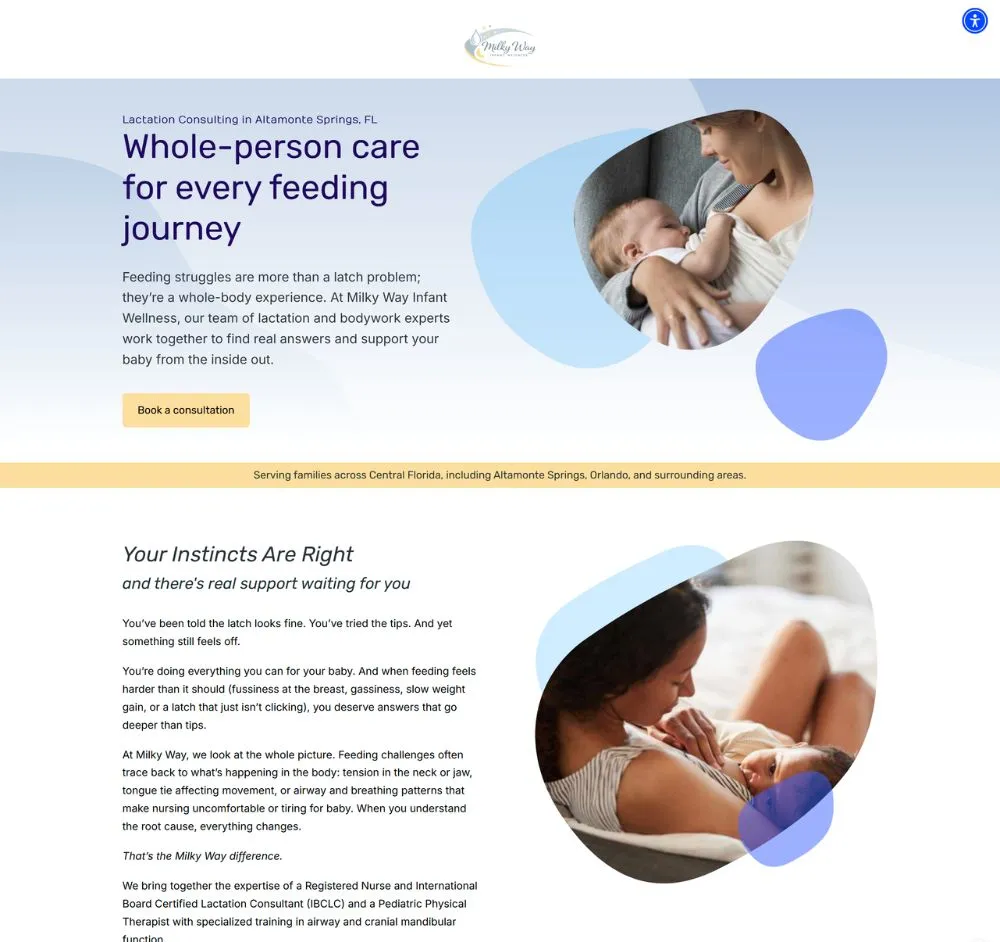 Milky Way web design Milky Way web design